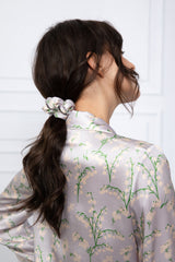 Lily of the Valley Scrunchie